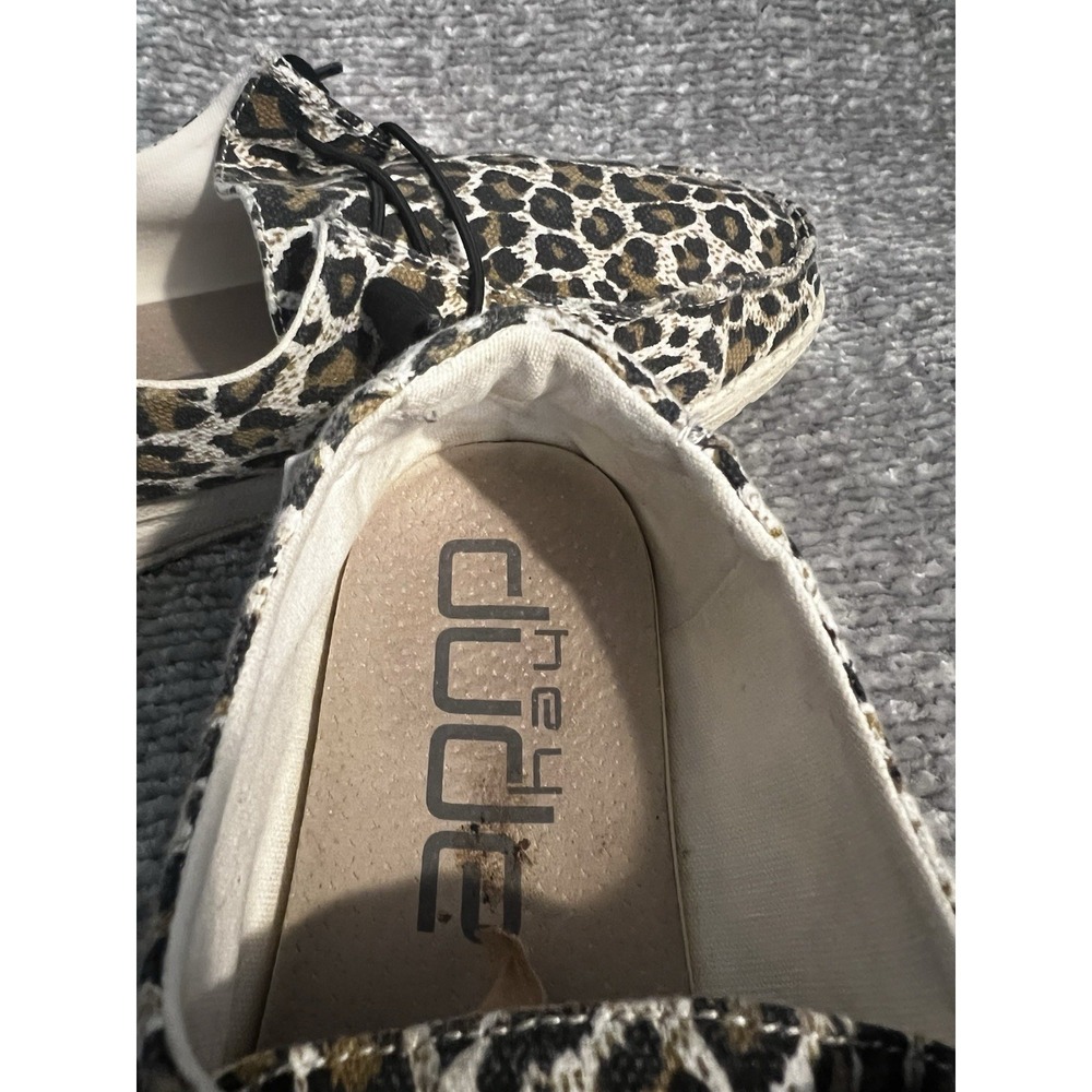 Hey Dude Wendy Cheetah Leopard Print Slip On Shoes Womens Size 7 Casual - Picture 5 of 10